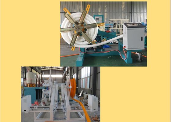 Объединенное 100kw 12m/Min гофрировало штрангпресс водоотводной трубы