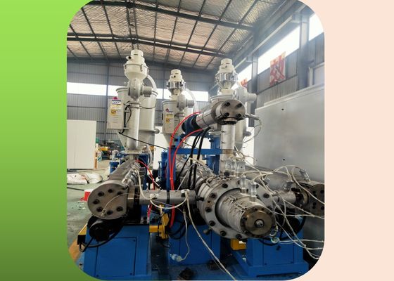 3 усиленной слоя линии 160mm 18m/Min штранг-прессования трубы HDPE