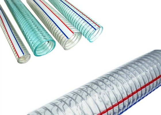 линия штранг-прессования трубы шланга стального провода спирали PVC 20-63mm усиленная