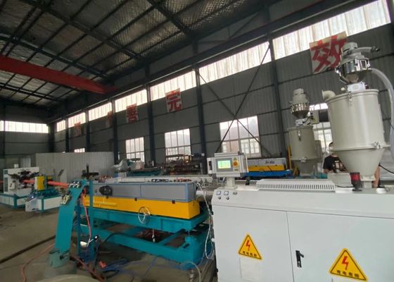линия расширения управление PVC 50-110mm пластиковая одностеночная рифленая PLC