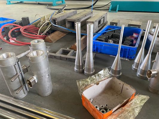 труба PVC 120kg/h делая машиной конический двойной штрангпресс винта