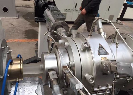 линия штранг-прессования трубы из волнистого листового металла 400-630mm высокоскоростная одностеночная