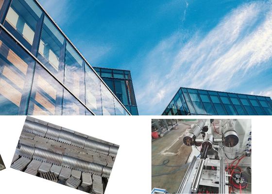 Линия для двухслойных гофротруб из ПЭ 90-250мм