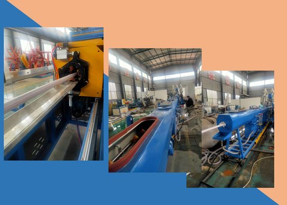 160kg/h PPR 3 HDPE трубы слоя линии одного питания штранг-прессования