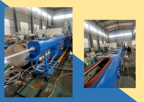 3 12m/Min 8KN HDPE трубы слоя линии одиночного винта штранг-прессования