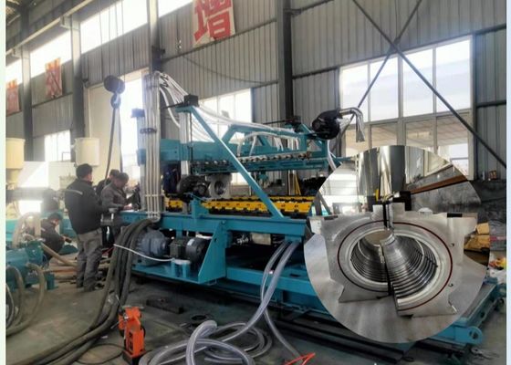 штрангпресс трубы из волнистого листового металла стены двойника PE PVC 200mm