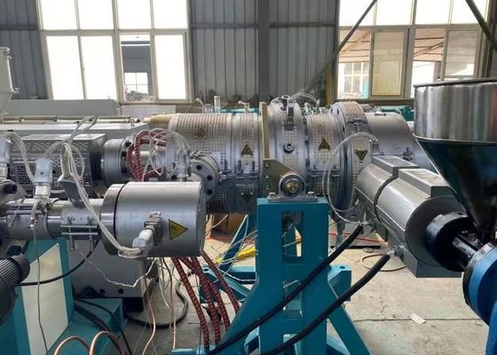 Машина штранг-прессования трубы HDPE PLC Lineal 15m/Min 250kg/H