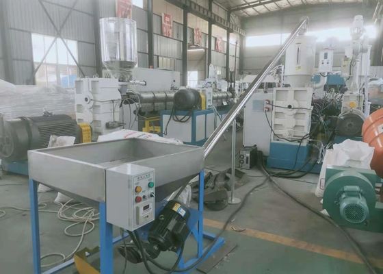 Пластиковая линия 37kw штранг-прессования трубы из волнистого листового металла HDPE PPR с конвертером ABB