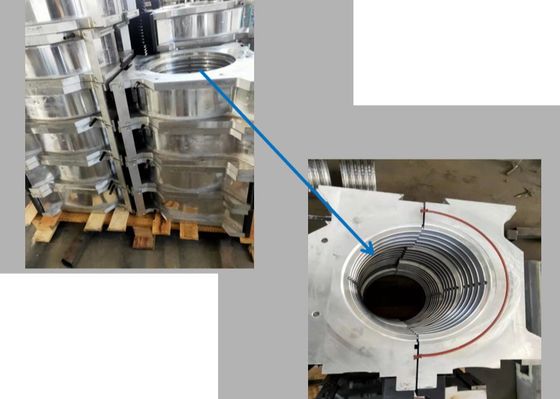 Производственная линия ID200mm ID600 mm трубы из волнистого листового металла стены двойника HDPE