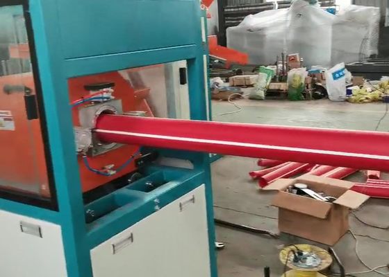 производственная линия трубы PVC конического двойного винта 250-300kg/h плоская