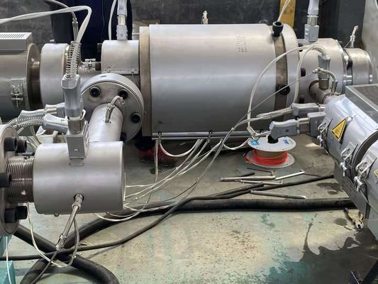 линия штранг-прессования трубы из волнистого листового металла 200-500mm одностеночные/машина делать