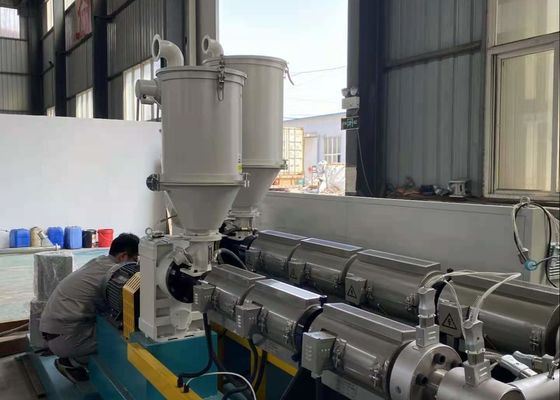 высокая эффективность производственной линии трубы PE HDPE 200mm пластиковая
