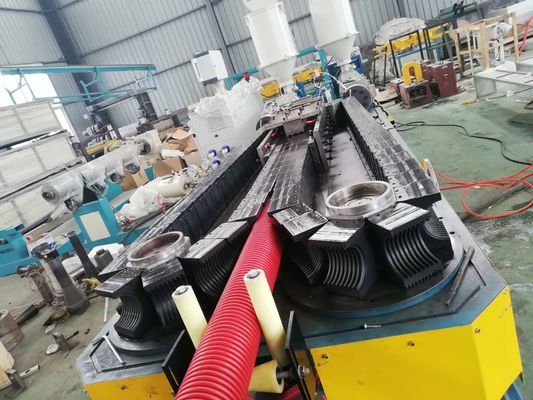 10-20 машина трубы из волнистого листового металла PP PE PVC M/Min одностеночная