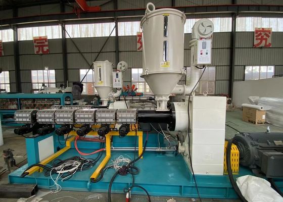 HDPE PP 20-110mm мочит электрическую одностеночную линию штранг-прессования трубы из волнистого листового металла