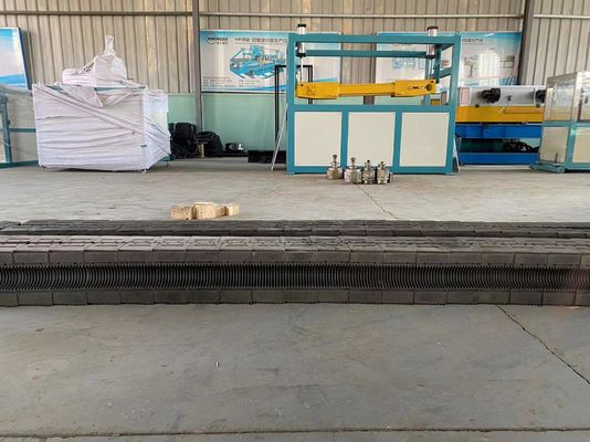 машина штрангпресса одиночного винта 80-150kg/H для трубы из волнистого листового металла PE PP HDPE одностеночной